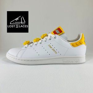 Adidas Stan Smith x LEGO Multi White Yellow Sneakers (Women's Sizes) New Shoes